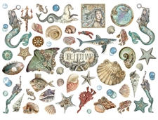 Stamperia Chipboard Die Cuts - Songs of the Sea / Creatures